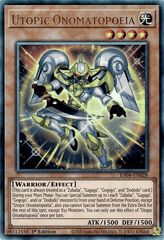 Utopic Onomatopoeia - RA04-EN028 - (PUR) Prismatic Ultimate Rare  - 1st Edition